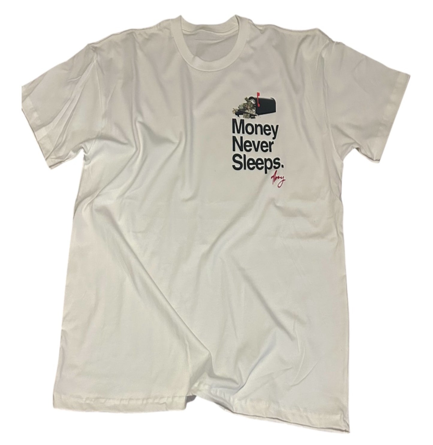 MONEY NEVER SLEEP TEE